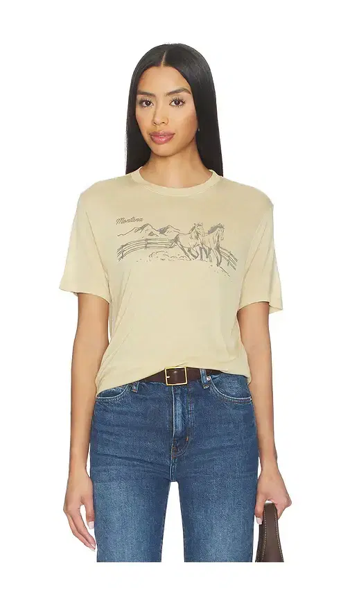 Montana Horses The Vintage Tissue Tee