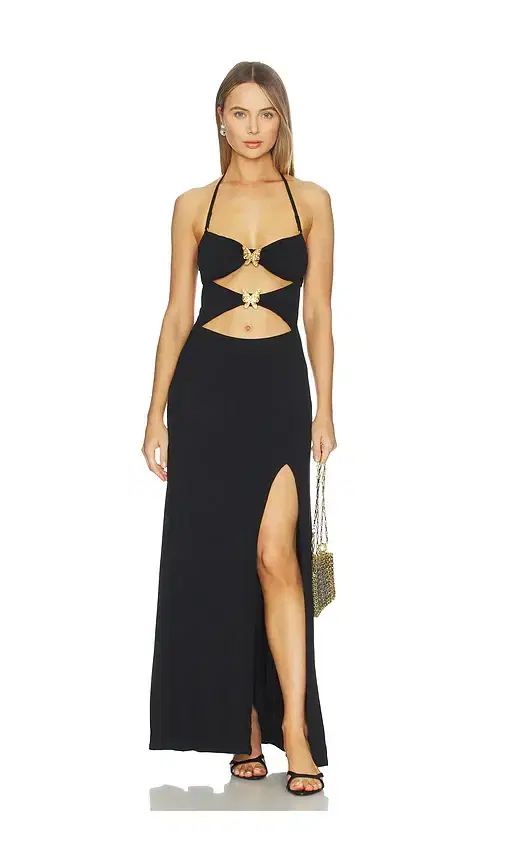Luli Fama x REVOLVE Cut Out Bandeau Long Dress