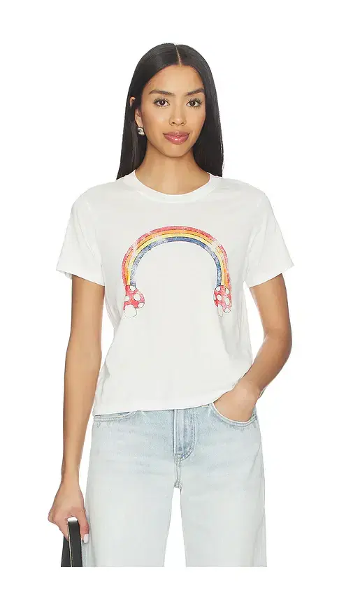 Mushroom Butterfly Baby Tee