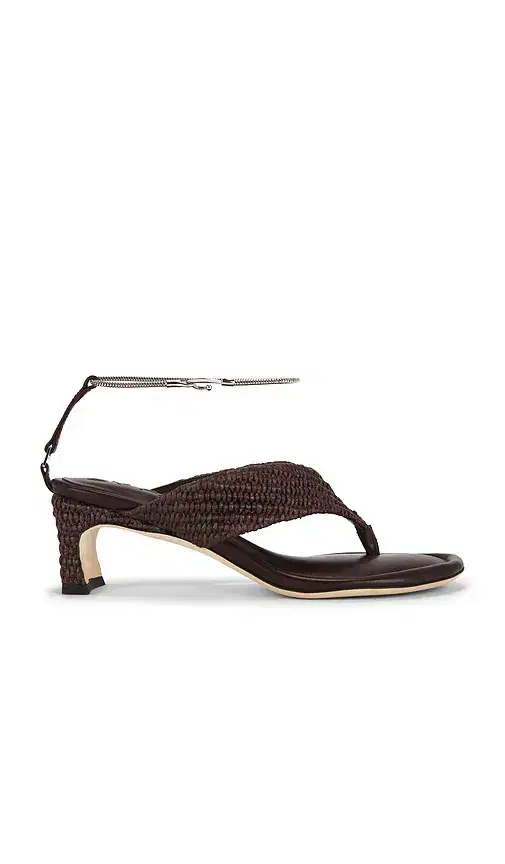BY FAR Dasha Raffia Heel
