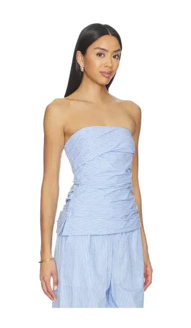 Simkhai Emerson Ruched Bustier Top | Thumbnail 2 Simkhai Emerson Ruched Bustier Top | Thumbnail 2
