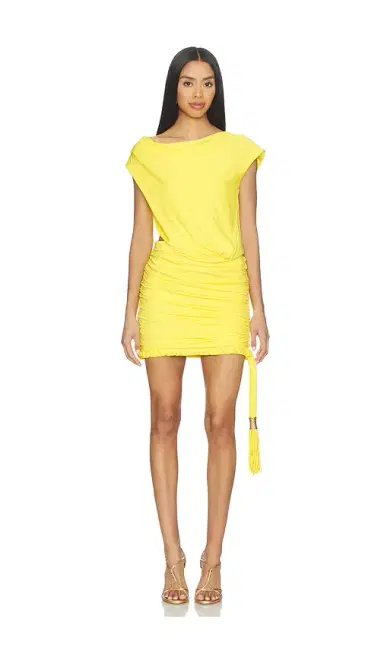 Simkhai Nyla Draped Jersey Mini Dress | Thumbnail 1
