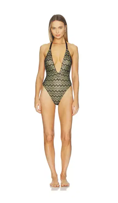 Luli Fama Deep V One Piece | Thumbnail 1 Luli Fama Deep V One Piece | Thumbnail 1