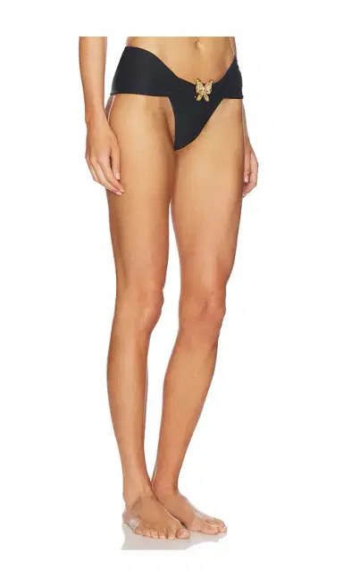 Luli Fama Banded Moderate Scrunch Side Bikini Bottom | Thumbnail 2