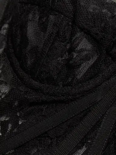 Dolce & Gabbana Women's Strapless Lace Corset Top - Black - Size 10 | Thumbnail 7