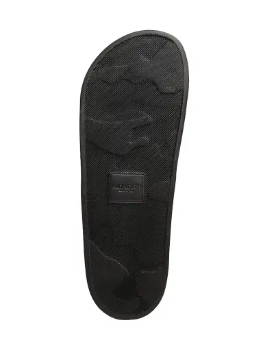 Moncler Men's Basile Slides in Rubber | Thumbnail 3