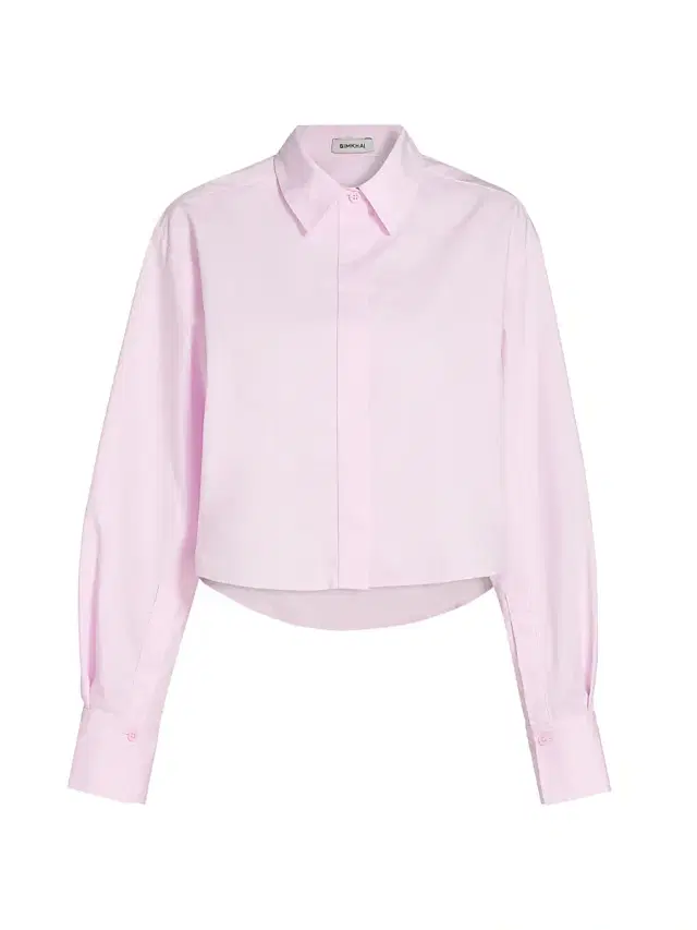 Women's Renata Cropped Button-Up Shirt - Tulip