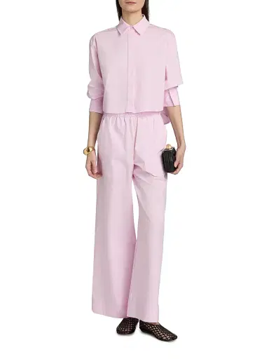 Simkhai Women's Arden Straight-Leg Pants - Tulip - Size Large | Thumbnail 2 Simkhai Women's Arden Straight-Leg Pants - Tulip - Size Large | Thumbnail 2