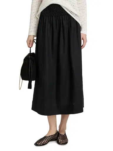 RAILS Women's Alessa Linen A-Line Midi-Skirt | Thumbnail 3 RAILS Women's Alessa Linen A-Line Midi-Skirt | Thumbnail 3