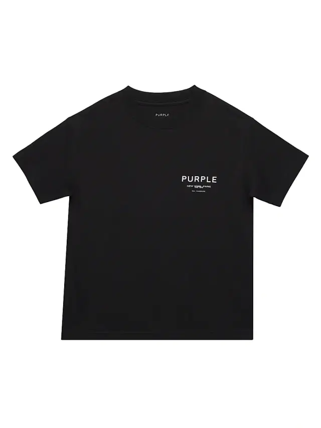 Little Boy's & Boy's Logo Jersey T-Shirt - Black
