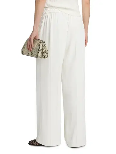 Elie Tahari Women's The Clare Straight-Leg Pants - Sky White | Thumbnail 5 Elie Tahari Women's The Clare Straight-Leg Pants - Sky White | Thumbnail 5
