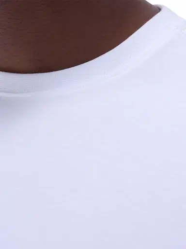 Bugatchi Men's Hank Crewneck Pima Cotton T-Shirt - White - Size XXL | Thumbnail 6 Bugatchi Men's Hank Crewneck Pima Cotton T-Shirt - White - Size XXL | Thumbnail 6