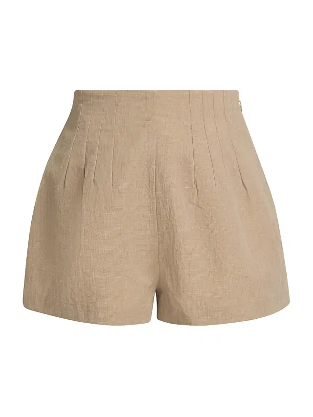 Women's Magpie Woven Shorts - Natural