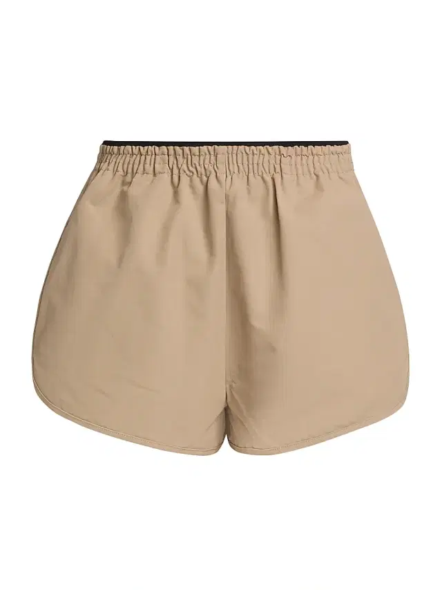 Staud Women's Anchor Cotton-Nylon Shorts - Desert