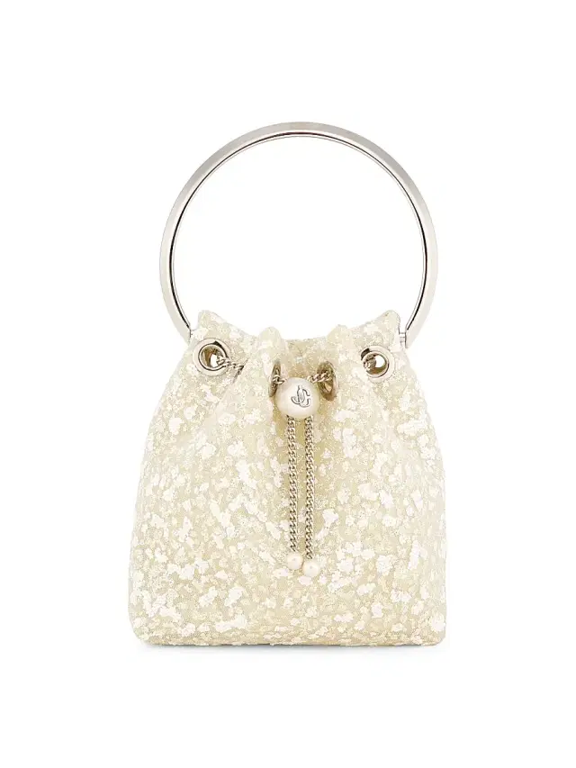 Women's Bon Bon Imitation Pearl-Embellished Top Handle Bag -  Silver