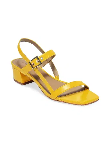 Bernardo Women's Jinji Low Heel Sandals - Sunrise Yellow - Size 8.5 | Thumbnail 2