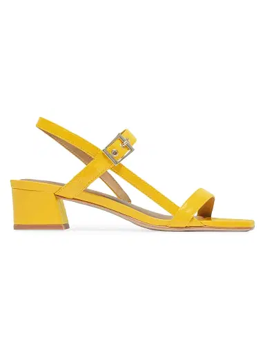 Bernardo Women's Jinji Low Heel Sandals - Sunrise Yellow - Size 8.5 | Thumbnail 1