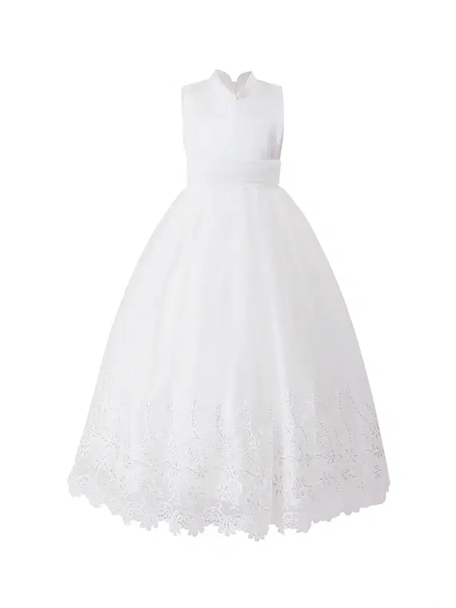 Tulleen Little Girl's & Girl's Alvaria Dress - White