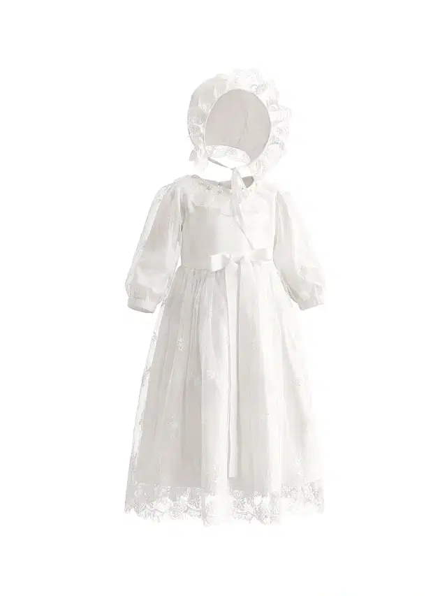 Tulleen Baby Girl's Sorellia Dress - White 24 Months