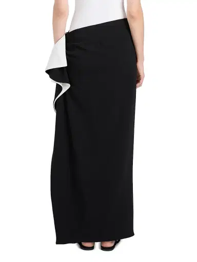 Proenza Schouler Women's Cella Ruffled Crepe Maxi Skirt | Thumbnail 5 Proenza Schouler Women's Cella Ruffled Crepe Maxi Skirt | Thumbnail 5