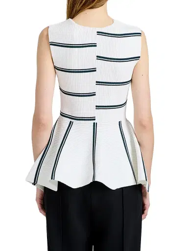 Proenza Schouler Women's Eugenie Top In Rib Knit | Thumbnail 5 Proenza Schouler Women's Eugenie Top In Rib Knit | Thumbnail 5