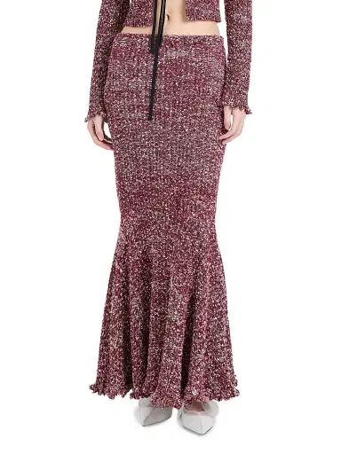Proenza Schouler Women's Colette Popcorn-Stitch Cotton-Linen Mermaid Midi-Skirt | Thumbnail 3 Proenza Schouler Women's Colette Popcorn-Stitch Cotton-Linen Mermaid Midi-Skirt | Thumbnail 3