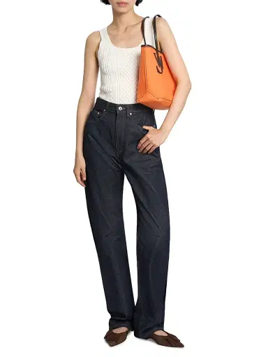 JW Anderson Women's High-Rise Straight-Leg Jeans | Thumbnail 2 JW Anderson Women's High-Rise Straight-Leg Jeans | Thumbnail 2