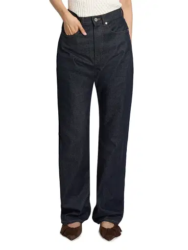 JW Anderson Women's High-Rise Straight-Leg Jeans | Thumbnail 3 JW Anderson Women's High-Rise Straight-Leg Jeans | Thumbnail 3