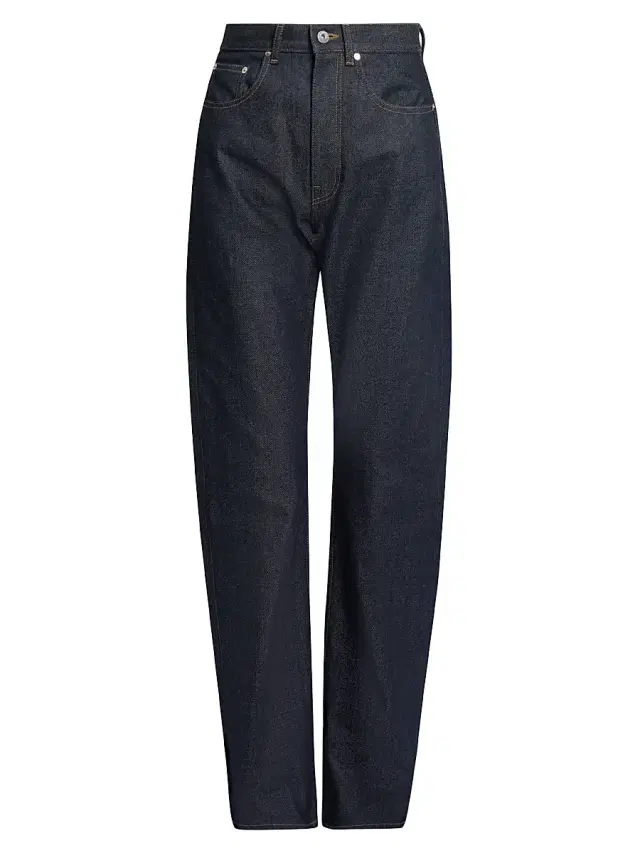 Women's High-Rise Straight-Leg Jeans - Indigo