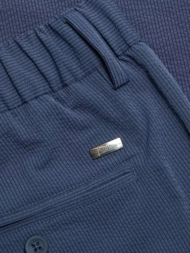 HERNO Men's Seersucker Pleat-Front Pants - Sky Blue - Size XL | Thumbnail 7 HERNO Men's Seersucker Pleat-Front Pants - Sky Blue - Size XL | Thumbnail 7