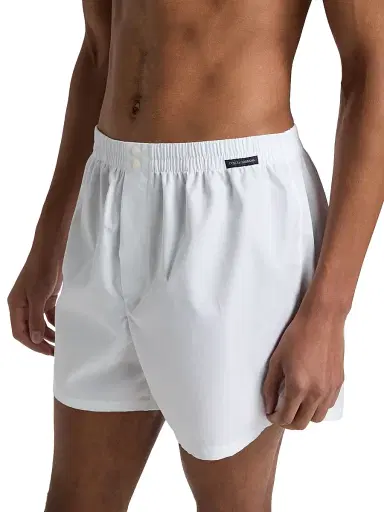 Dolce & Gabbana Men's Sporty Cotton Poplin Boxer Shorts - Bianco Ottico - Size Large | Thumbnail 5 Dolce & Gabbana Men's Sporty Cotton Poplin Boxer Shorts - Bianco Ottico - Size Large | Thumbnail 5