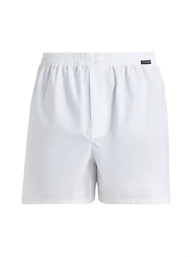 Dolce & Gabbana Men's Sporty Cotton Poplin Boxer Shorts - Bianco Ottico