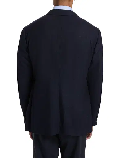 Isaia Men's Capri Wool Jacket - Navy | Thumbnail 5