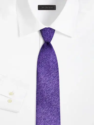 Stefano Ricci Men's Solid Space-Dye Stretch-Silk Tie | Thumbnail 2 Stefano Ricci Men's Solid Space-Dye Stretch-Silk Tie | Thumbnail 2