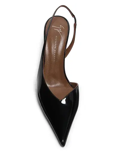 Giuseppe Zanotti Women's Vernice Vague 85MM Patent Leather Slingback Pumps | Thumbnail 4