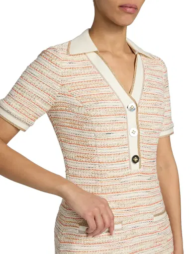 Ramy Brook Women's Blythe Tweed Minidress | Thumbnail 6