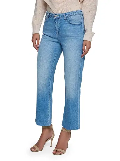 L'Agence Women's Wanda High-Rise Crop Wide-Leg Jeans - Anaheim - Size 32 | Thumbnail 4 L'Agence Women's Wanda High-Rise Crop Wide-Leg Jeans - Anaheim - Size 32 | Thumbnail 4