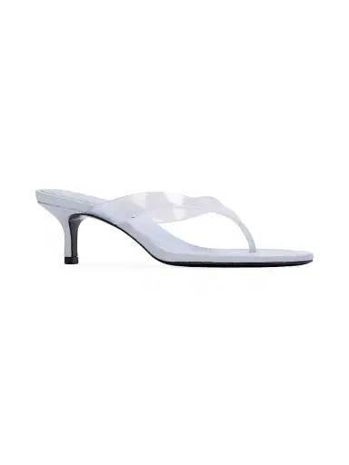 Black Suede Studio Women's KG 50MM Mule Sandals - Sky Blue Leather - Size 12 | Thumbnail 2 Black Suede Studio Women's KG 50MM Mule Sandals - Sky Blue Leather - Size 12 | Thumbnail 2