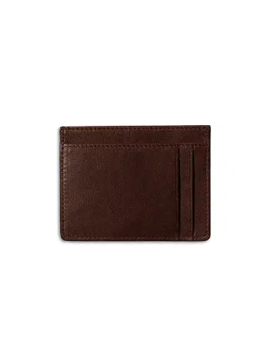 Miu Miu Women's Nappa Leather Card Holder - Dark Brown | Thumbnail 2