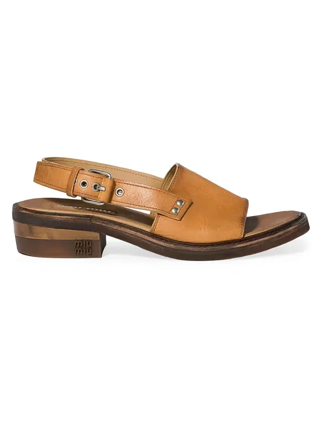 Women's Leather Sandals - Brown Women's Leather Sandals - Brown