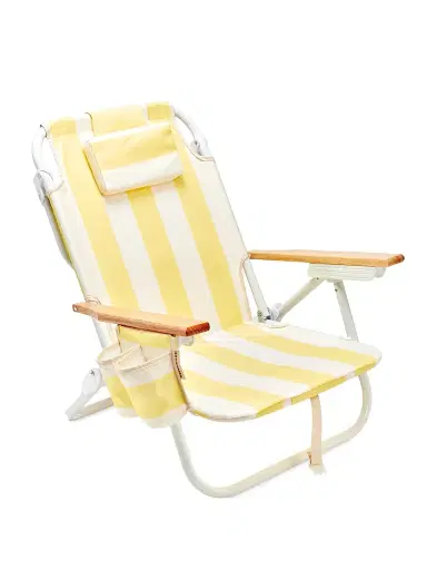 Sunnylife Striped Deluxe Beach Chair | Thumbnail 1