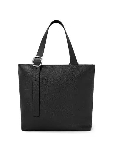Loewe Men's Loop Leather Zipped Tote Bag - Black | Thumbnail 3 Loewe Men's Loop Leather Zipped Tote Bag - Black | Thumbnail 3