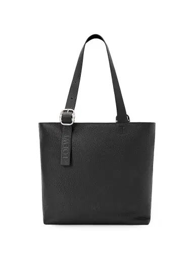 Loewe Men's Loop Leather Zipped Tote Bag - Black | Thumbnail 4 Loewe Men's Loop Leather Zipped Tote Bag - Black | Thumbnail 4