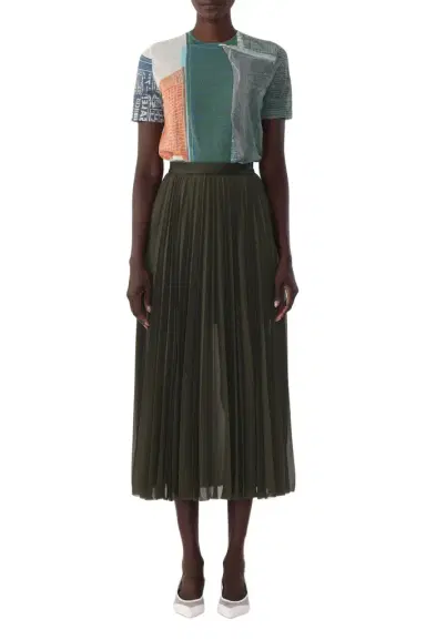 Jason Wu Collection CHIFFON PLEATED SKIRT | Thumbnail 1 Jason Wu Collection CHIFFON PLEATED SKIRT | Thumbnail 1