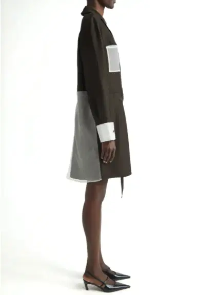 Jason Wu Collection WASHED TWILL COLLAGE SHIRT DRESS | Thumbnail 4 Jason Wu Collection WASHED TWILL COLLAGE SHIRT DRESS | Thumbnail 4
