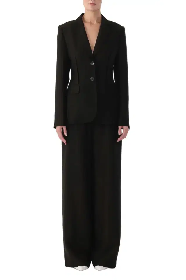 Jason Wu Collection WASHED TWILL STRAIGHT-LEG TROUSERS