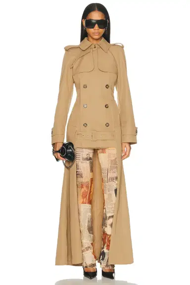 Jean Paul Gaultier Window Trench Coat | Thumbnail 1 Jean Paul Gaultier Window Trench Coat | Thumbnail 1
