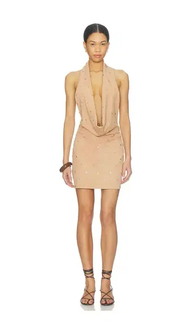 Understated Leather Liv Studded Dress | Thumbnail 1