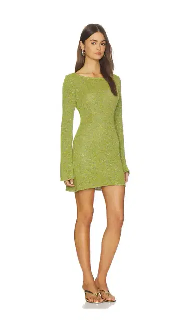 Asta Resort Maya Longsleeve Mini Dress | Thumbnail 2 Asta Resort Maya Longsleeve Mini Dress | Thumbnail 2