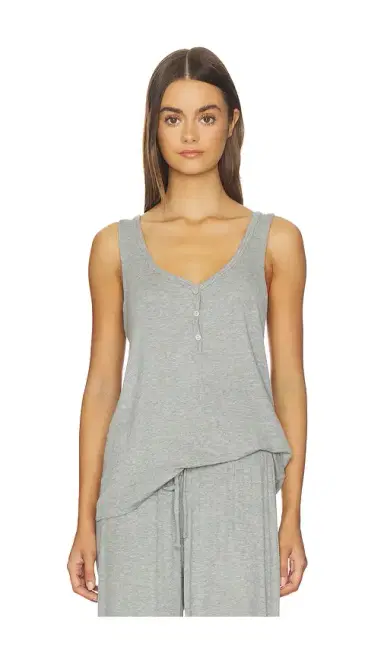 Eberjey Dream Rib Vneck Tank Top | Thumbnail 1 Eberjey Dream Rib Vneck Tank Top | Thumbnail 1